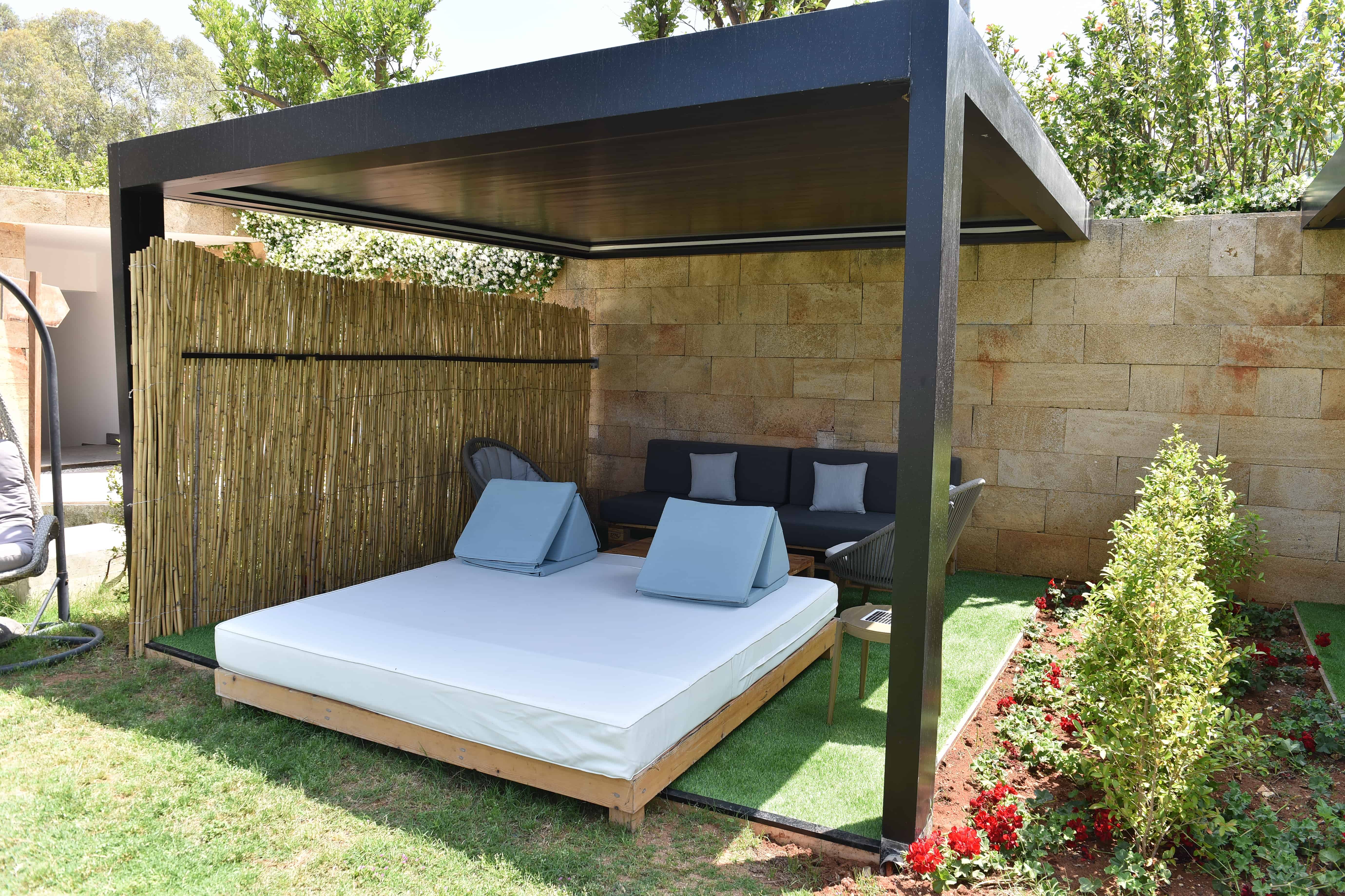 Luxury beach cabanas